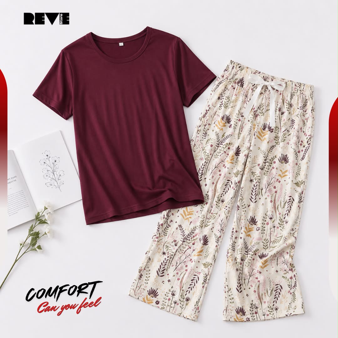 Pijama Reve burgundy